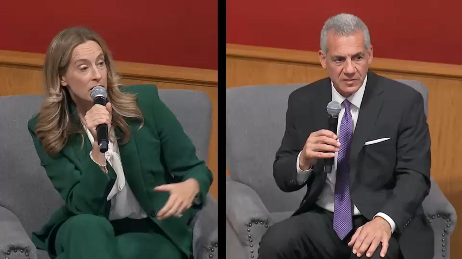 Sherrill, Ciattarelli make their case for New Jersey governor at forum in Newark