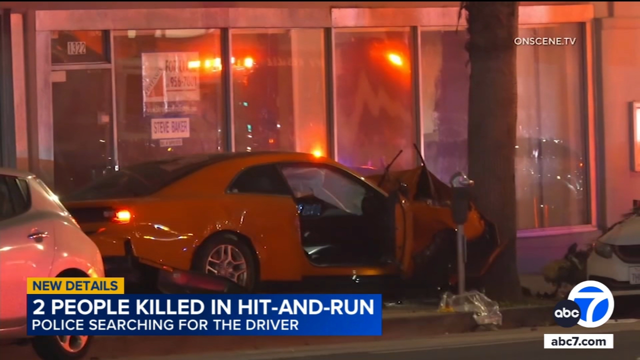 2 pedestrians killed in Santa Monica hit-and-run; driver at large