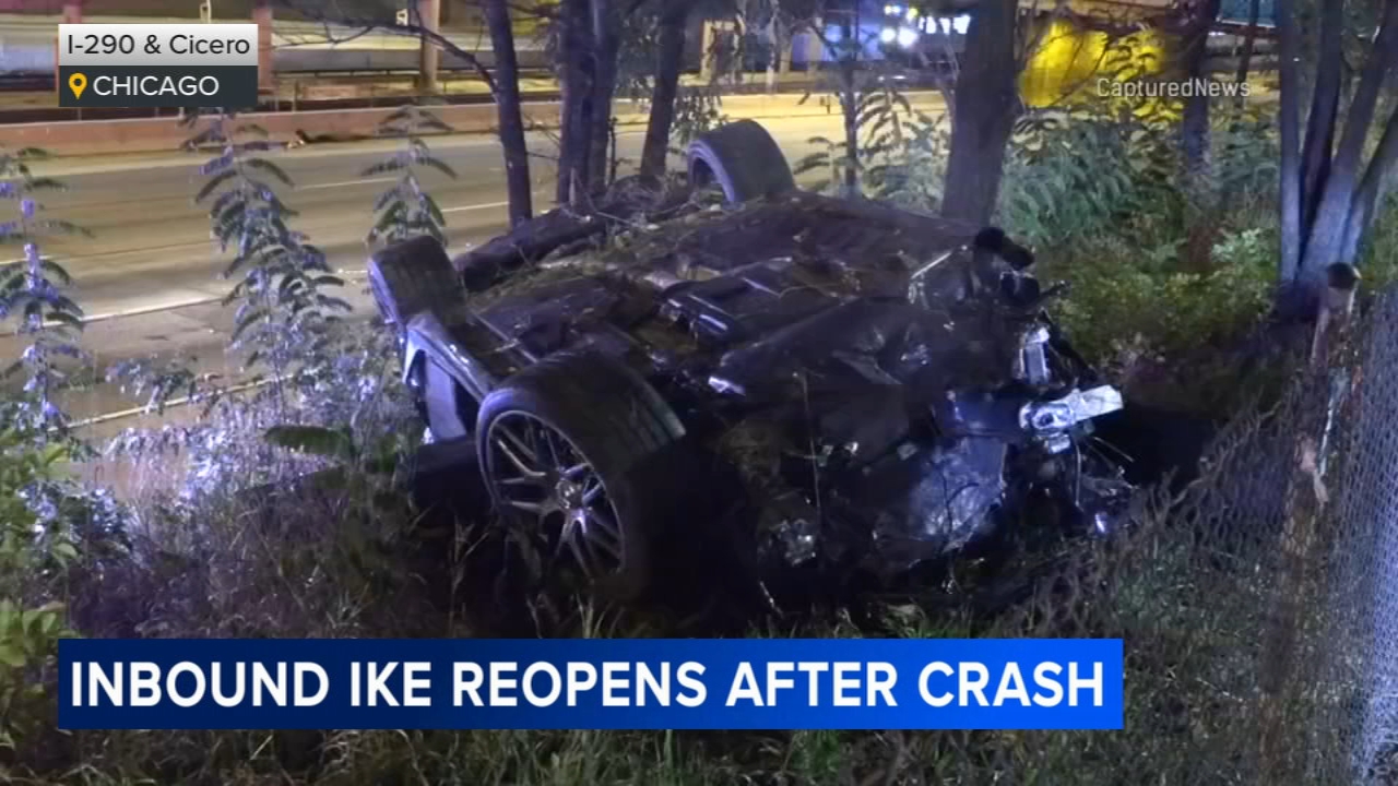 All EB lanes of I-290 reopen after rollover crash on West Side: ISP