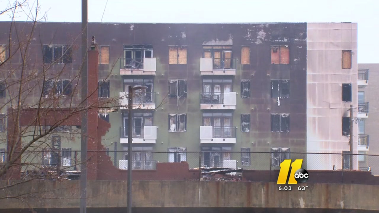 Displaced residents assess damage after Raleigh fire