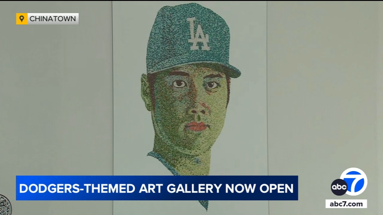 Dodgers-themed art exhibit opens in Chinatown