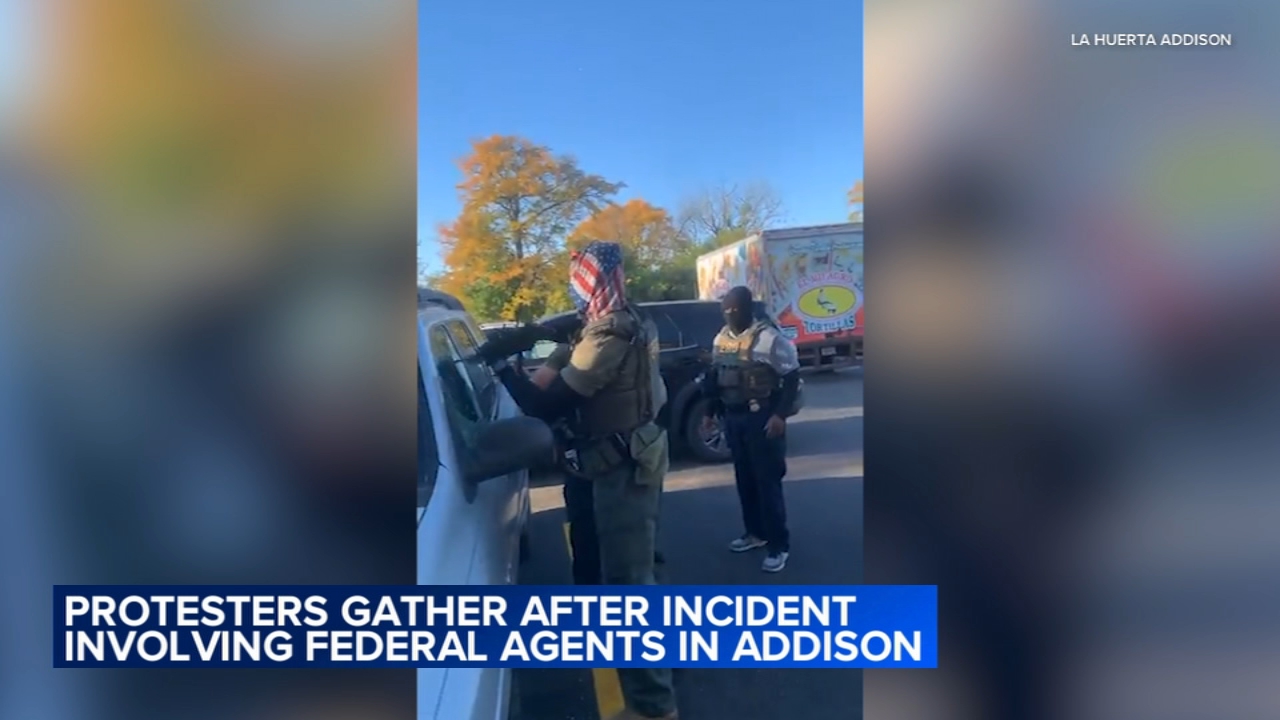 Video shows feds break car window, detain occupants in Addison