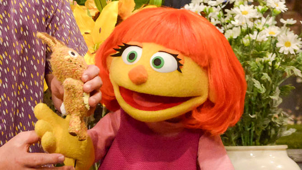 New Sesame Street muppet with autism debuts today.