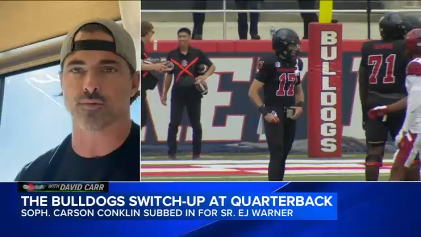 David Carr didn't like how EJ Warner's benching was handled at Fresno State