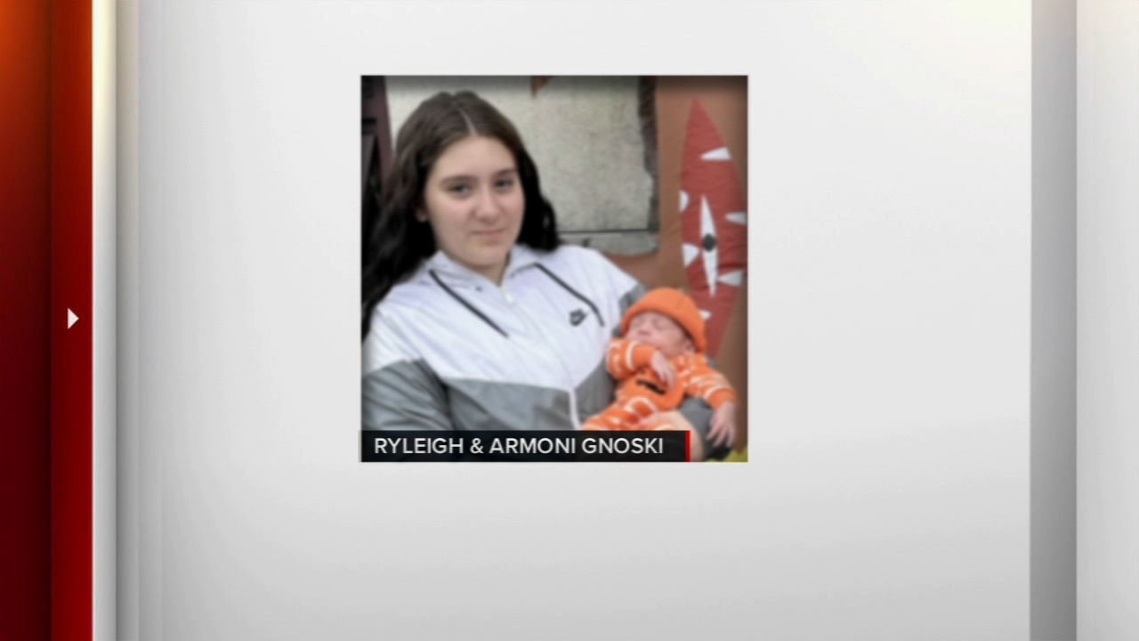 Ryleigh Gnoski, 17, and 7-week-old Armoni Gnoski were last seen on Tuesday in Philadelphia's Holmesburg section.