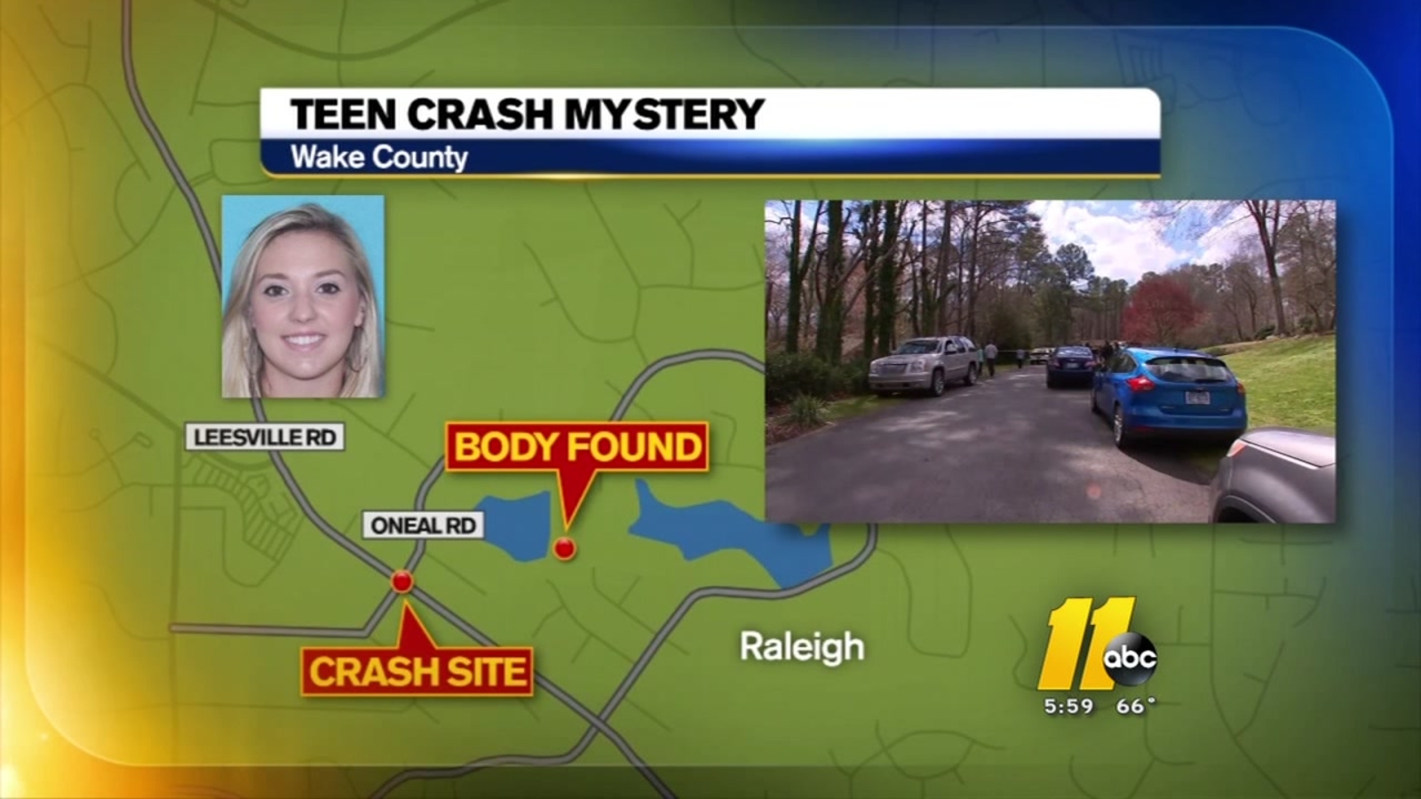 UPDATE Alcohol found in car of teen found dead in woods 2 days after