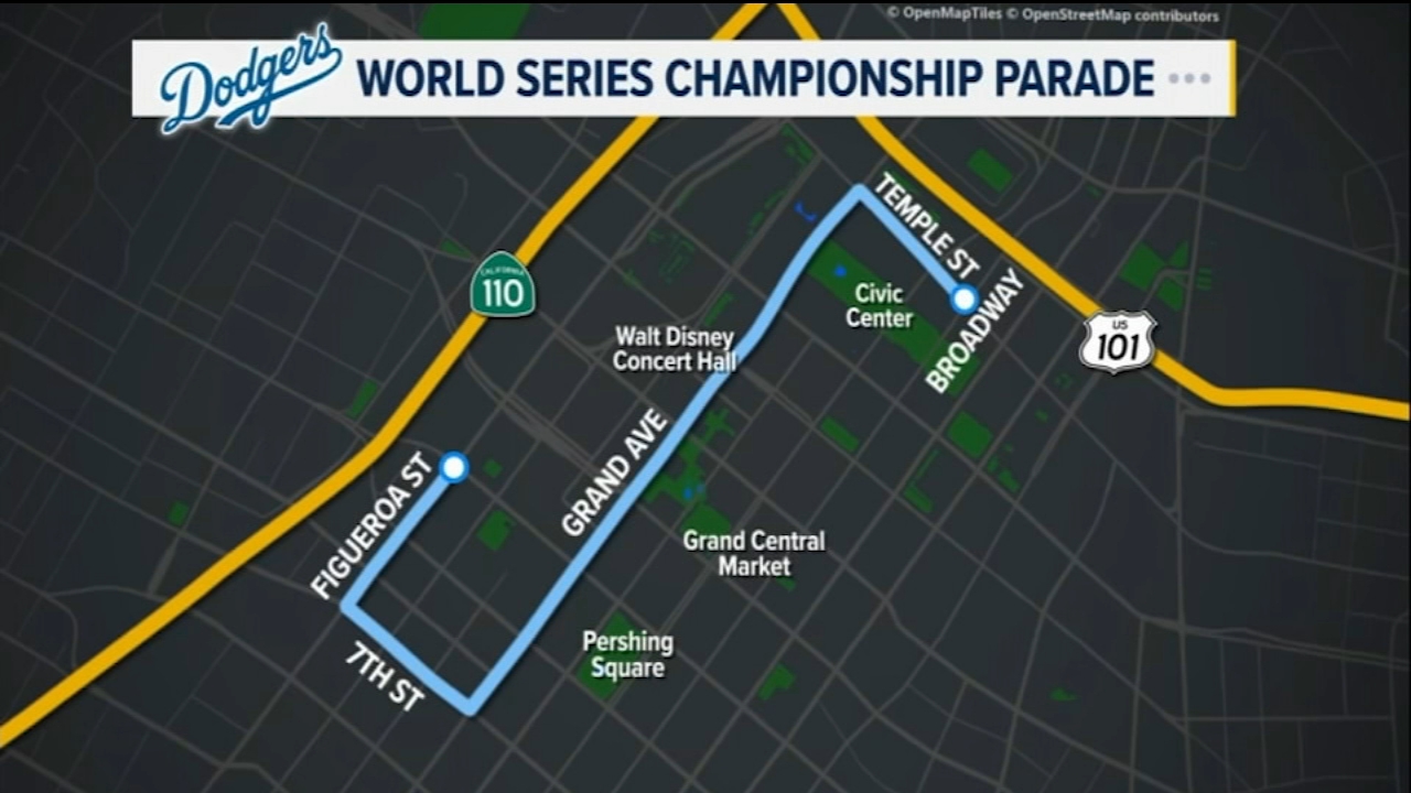 Everything you need to know about the Dodgers World Series parade in downtown LA