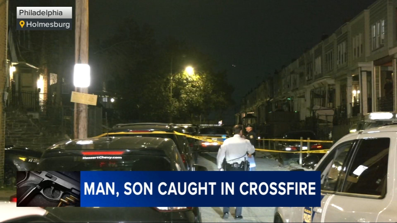 Father and son caught in crossfire in Holmesburg shooting