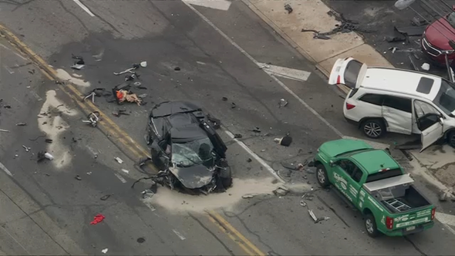 1 person was seriously injured in a crash on Chester Pike.