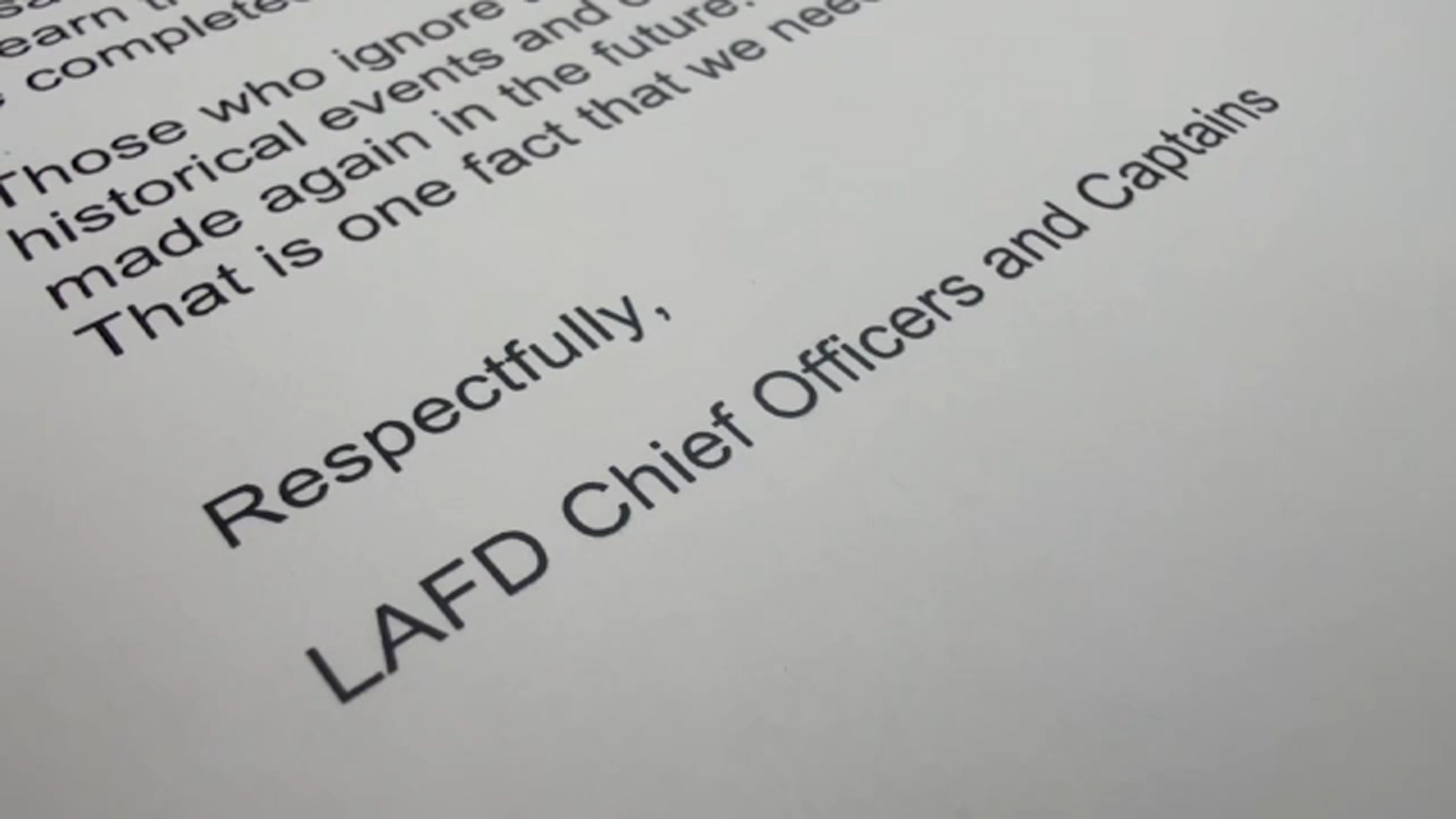 Scathing letter slams LAFD's response to Lachman Fire