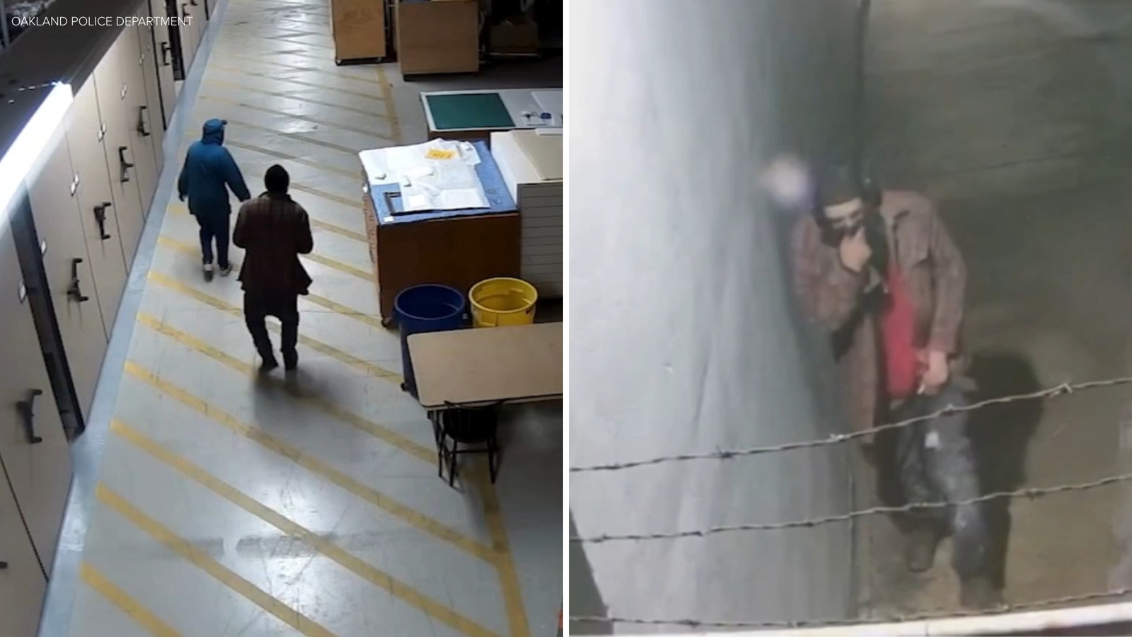 Surveillance video shows suspects in Oakland museum storage facility heist of 1,000+ items