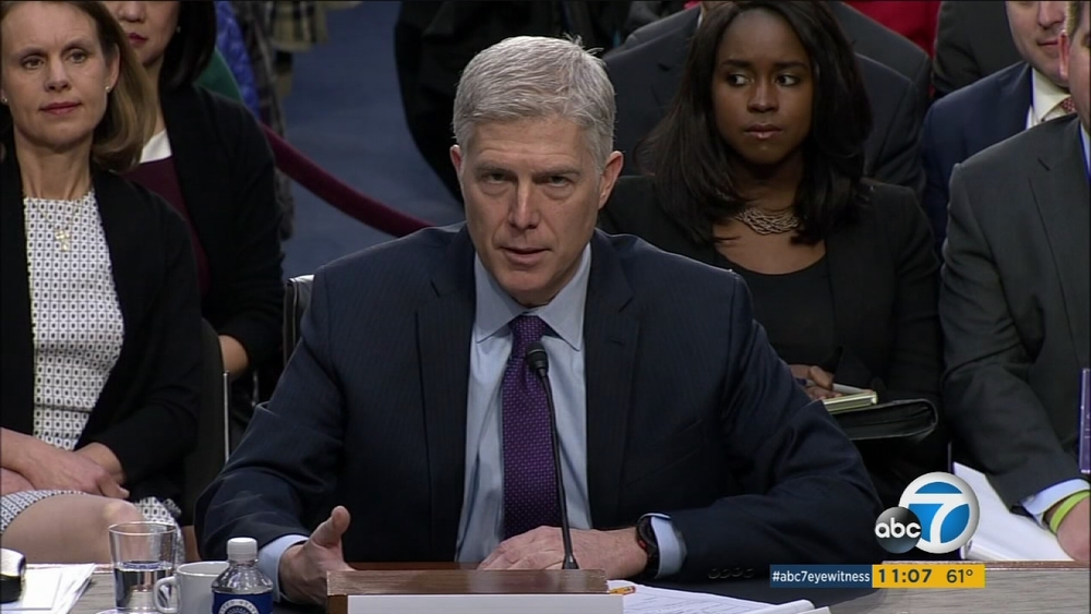 'No man is above the law' Supreme Court pick says on Trump