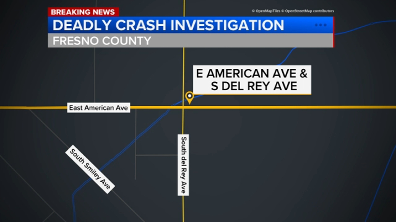 Officers investigating deadly crash in Fresno County