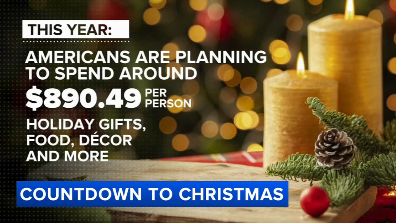 Americans plan to spend around $900 per person this holiday season