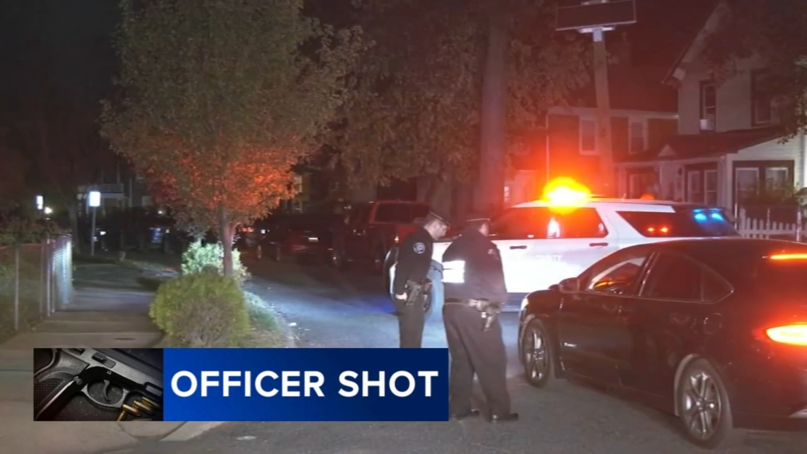 Camden County police officer hospitalized after being shot in arm; bullet may have ricocheted off ballistic vest: officials