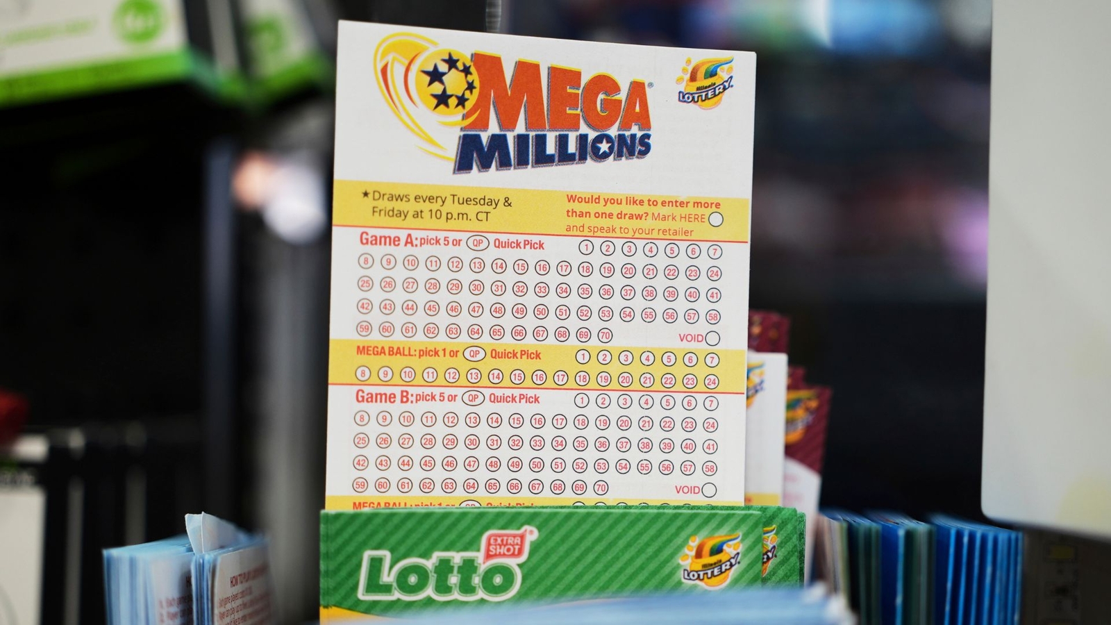 Mega Millions jackpot grows to $843 million, longest streak without a winner since game started