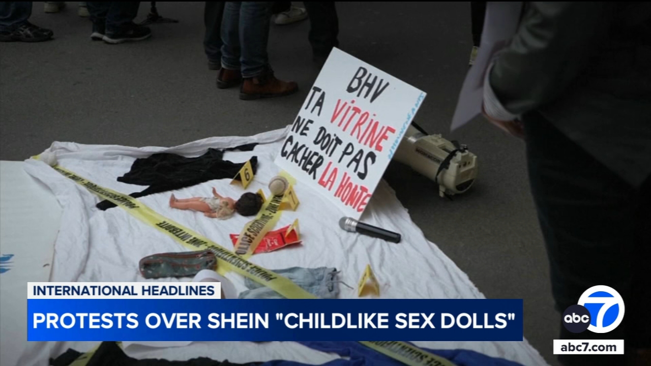sex doll controversy France moves to suspend access to Shein platform as the retailer opens its  first store in Paris