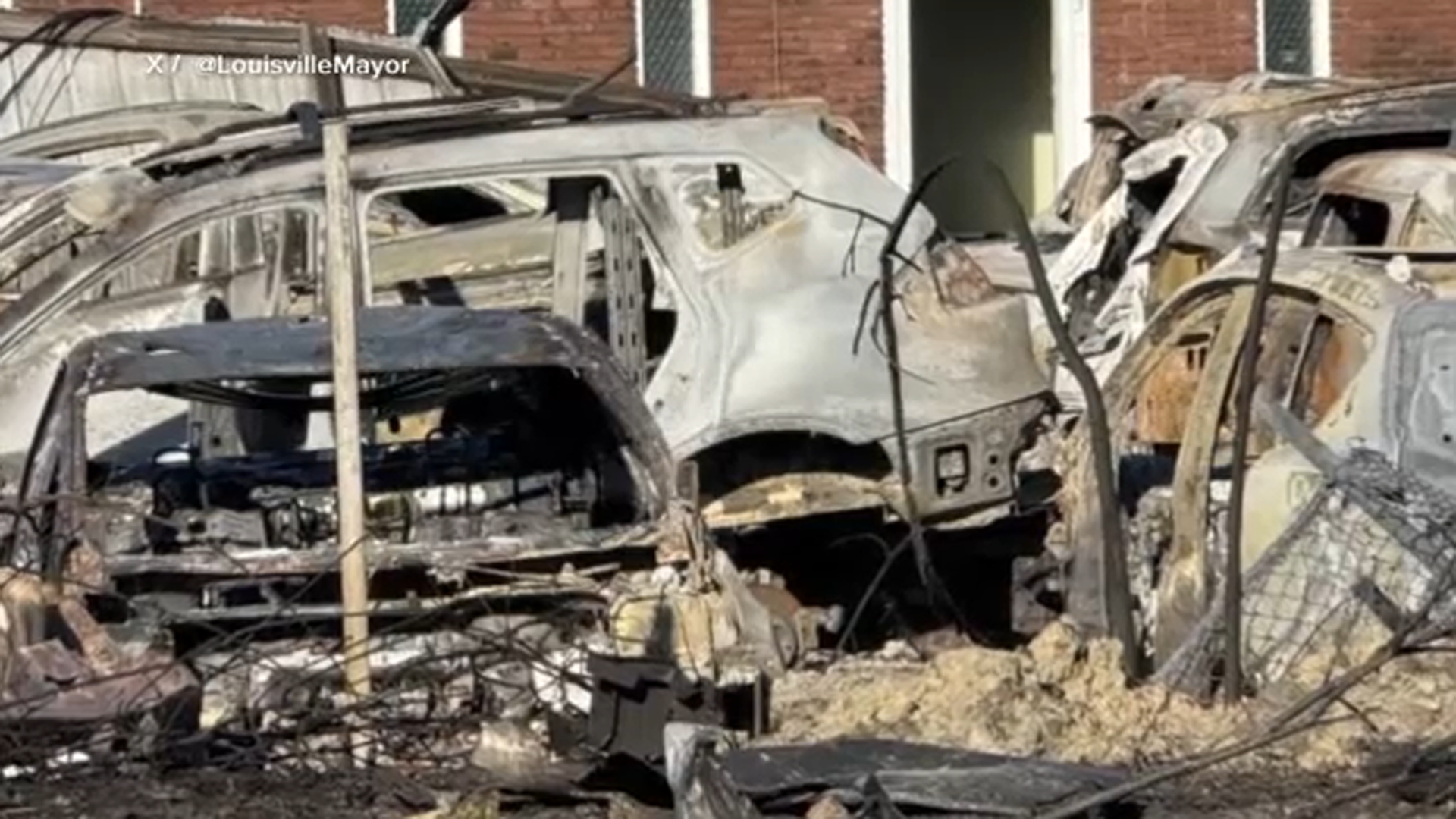 Officials scour charred site of Kentucky UPS plane crash for victims and answers