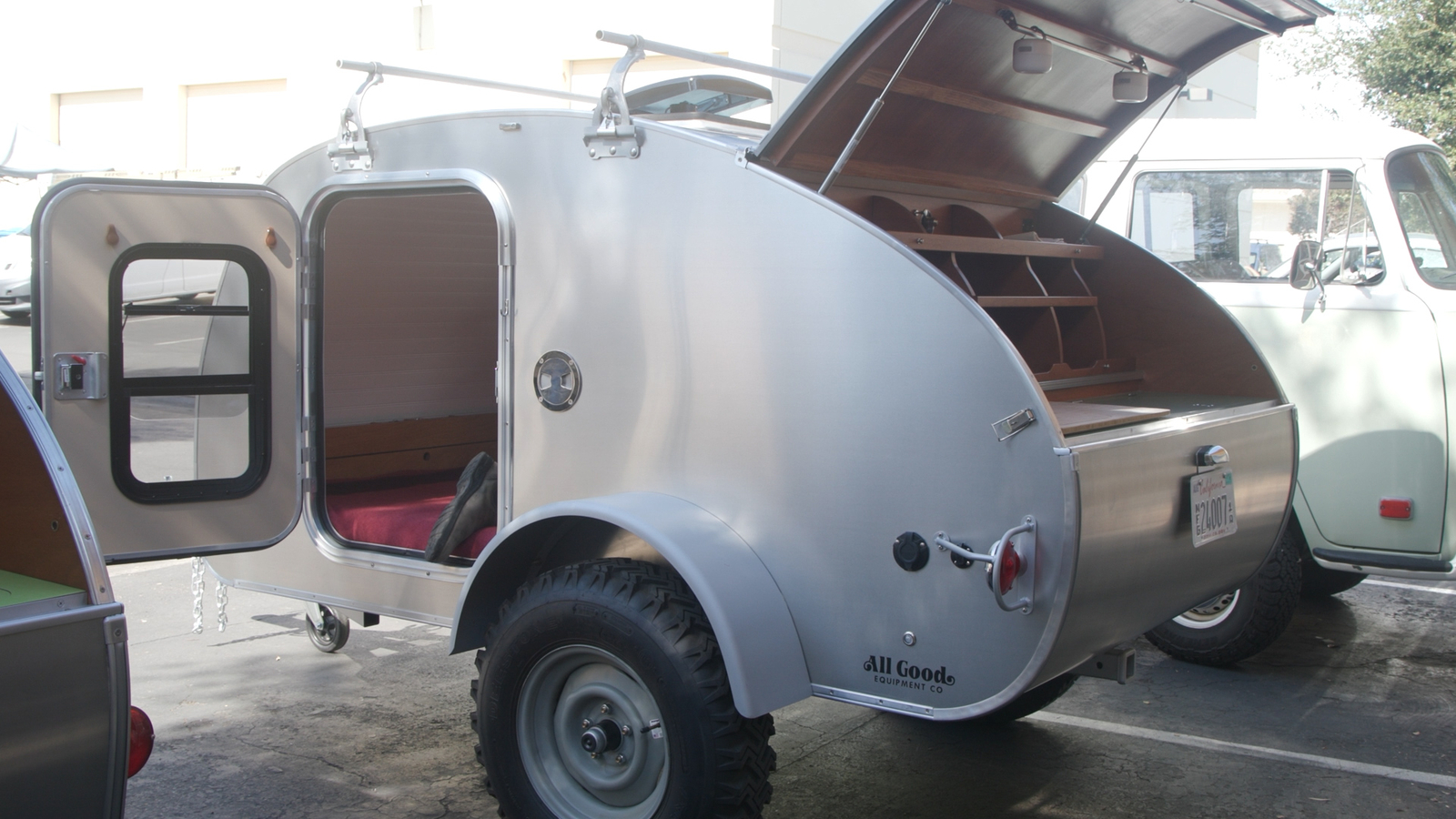 Ditch the tent for a teardrop trailer