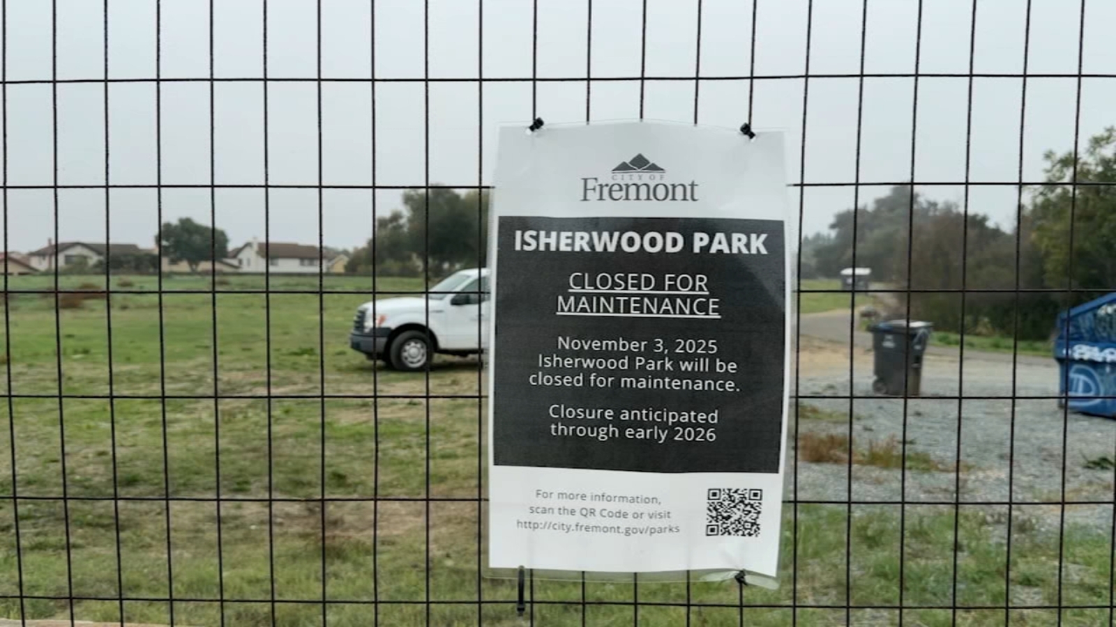 At least 40 people removed from Fremont homeless encampment at local park, citing maintenance