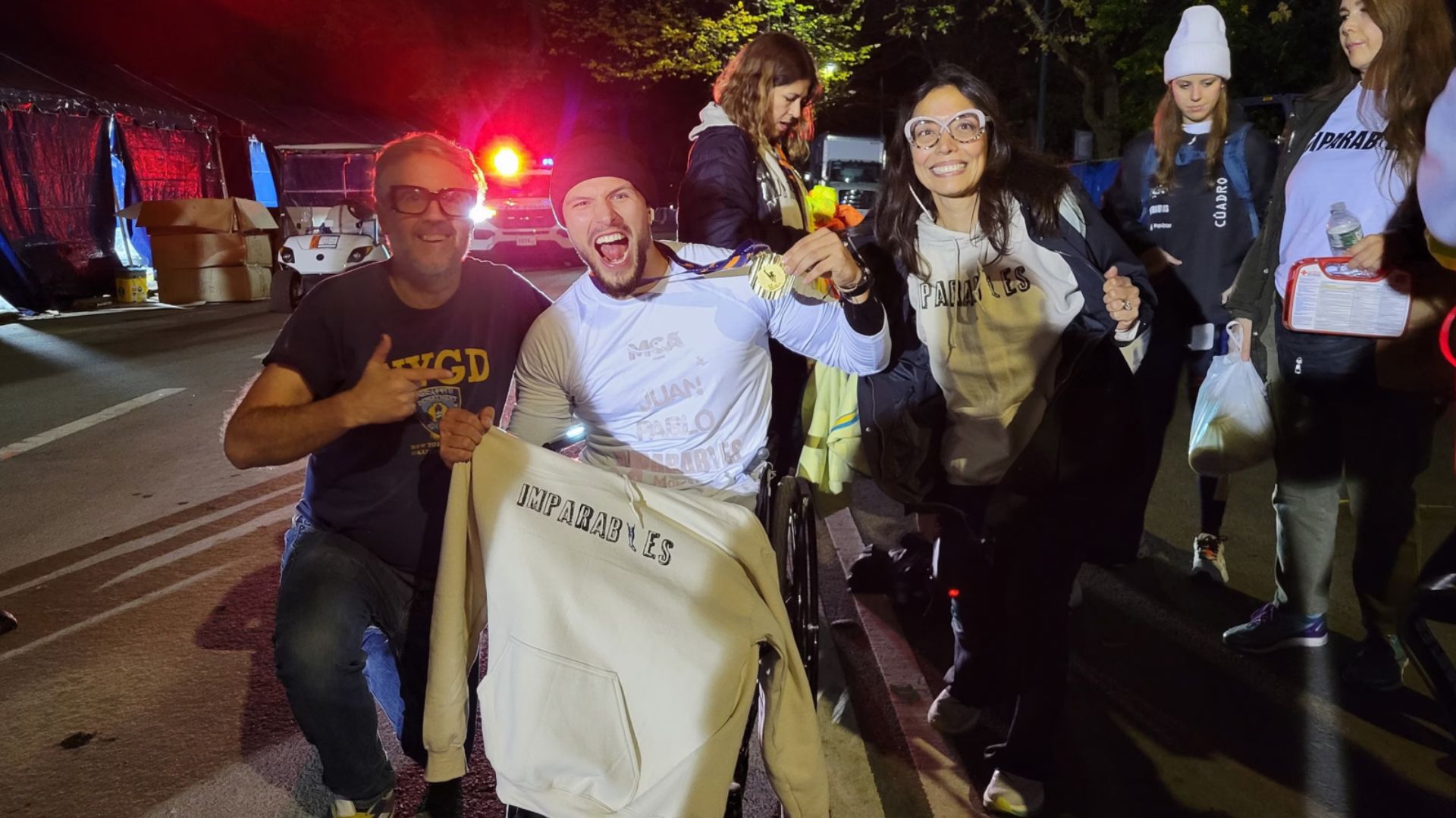 Juan Pablo Dos Santos finishes TCS New York City Marathon