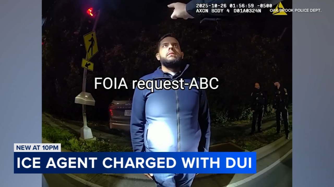 ICE agent charged with DUI in crash after leaving Broadview facility