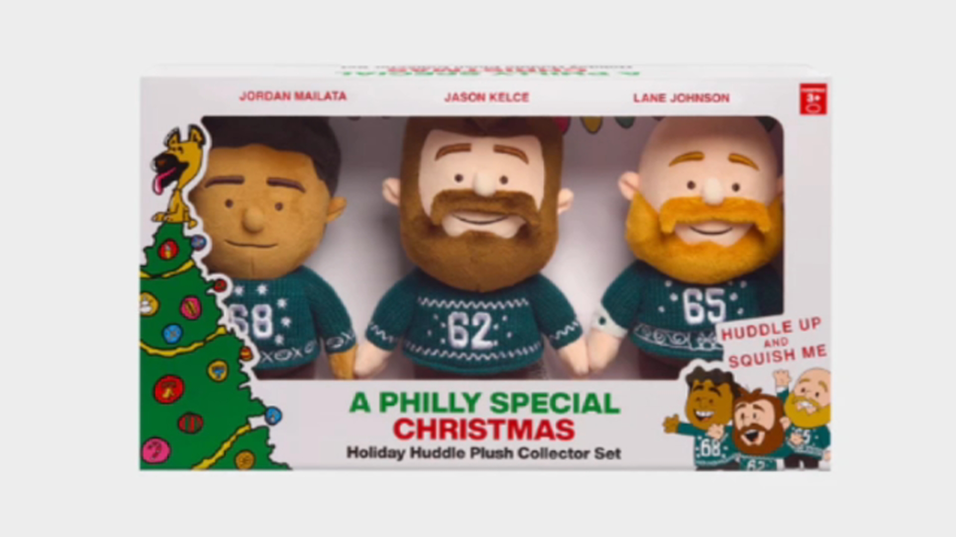 The Philly Specials are releasing an adorable set of plushies called "The Holiday Huddle."