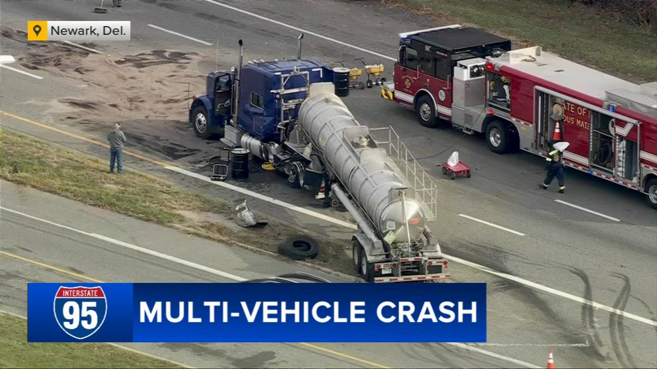 Multiple people injured after serious crash on I-95 in Newark, Delaware