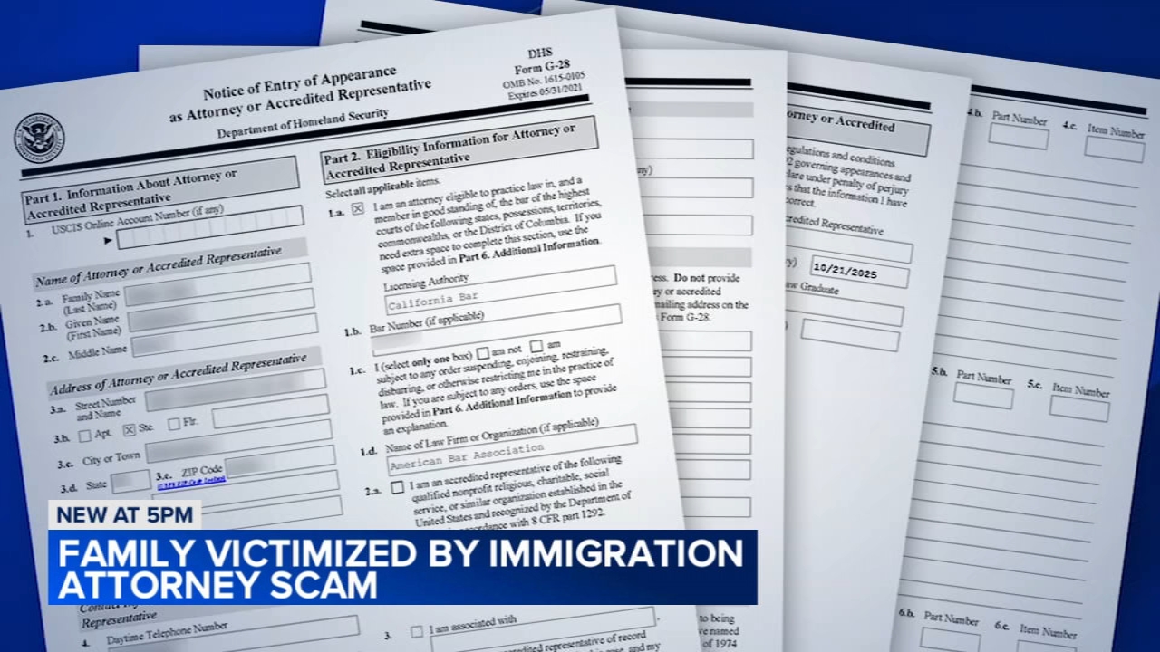 Chicago-area family victimized by immigration attorney scam