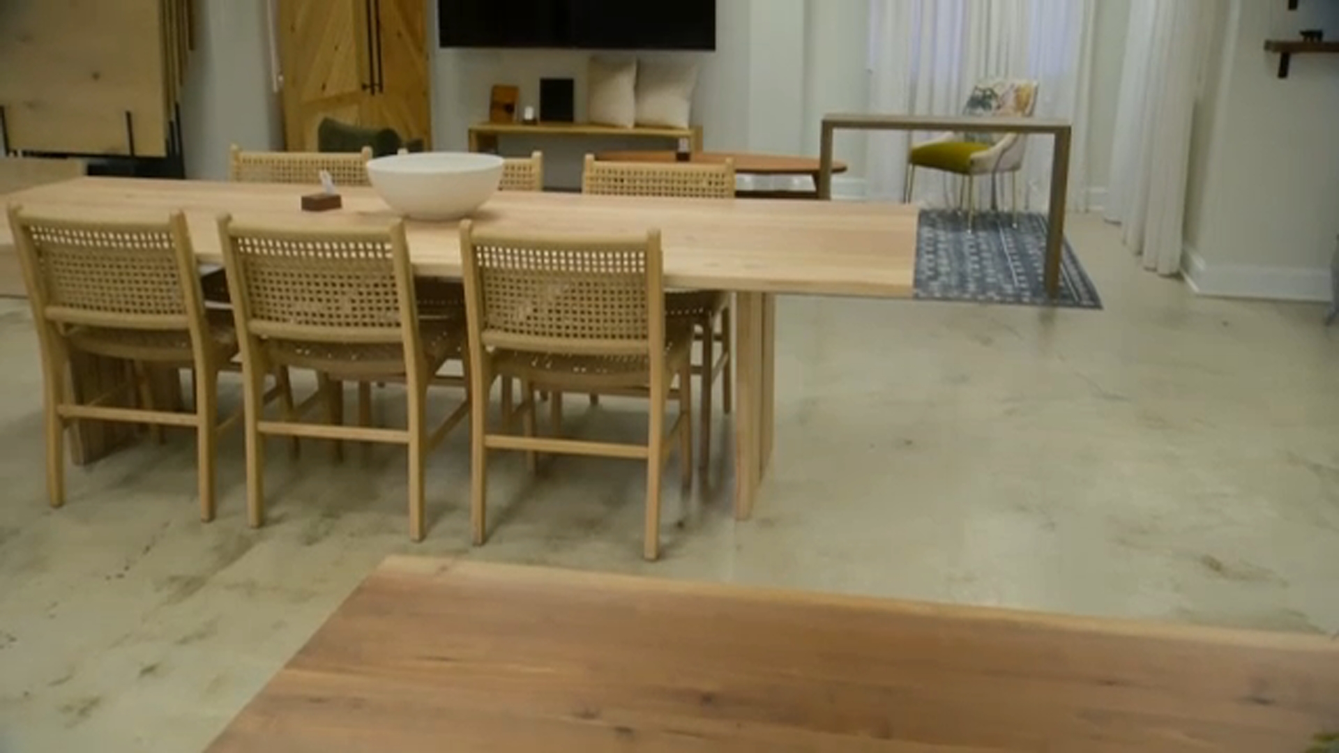 Raleigh Reclaimed creates custom pieces from old and discarded wood.