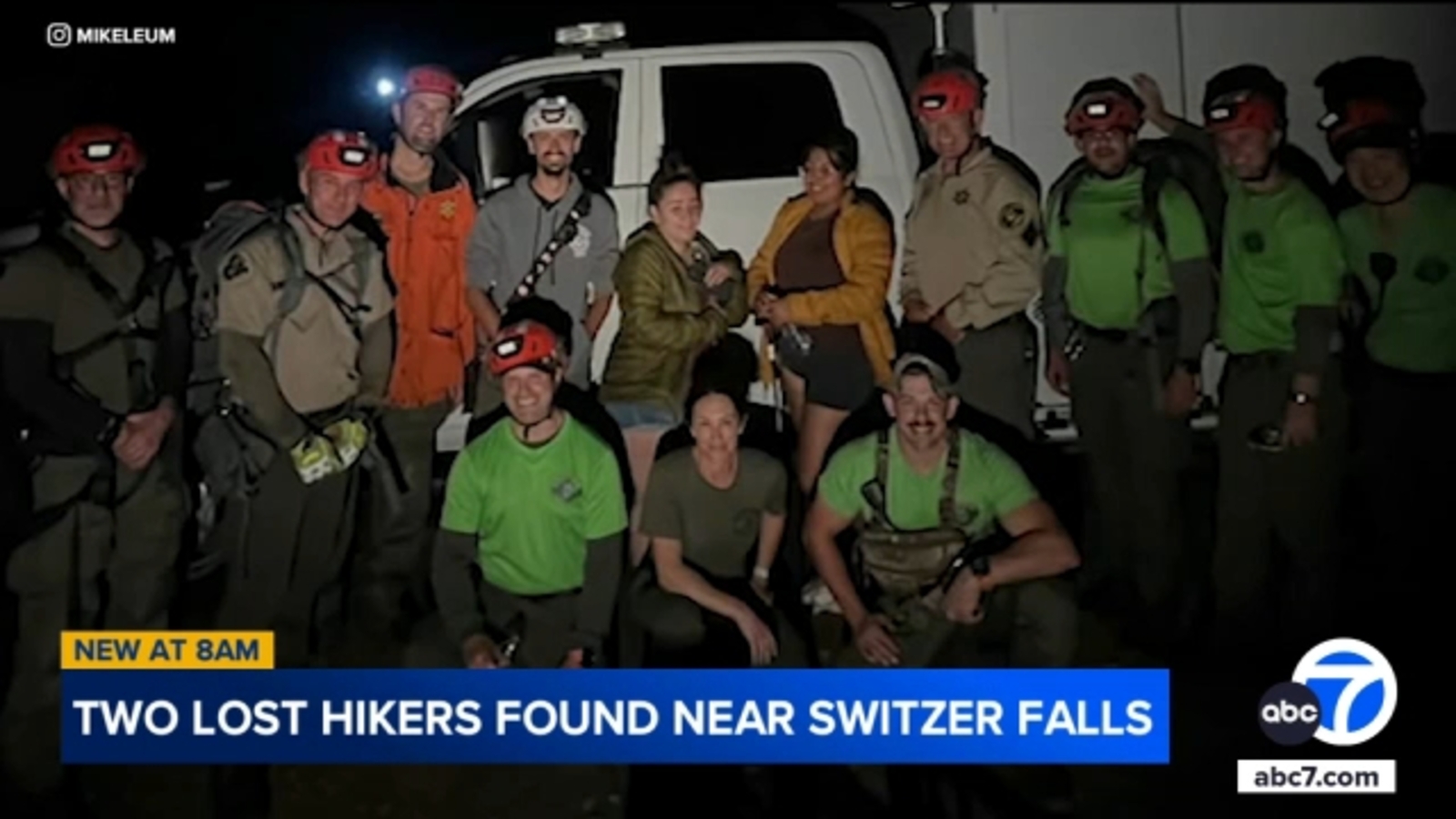 Search and rescue team finds 2 lost hikers safe near Switzer Falls in ...