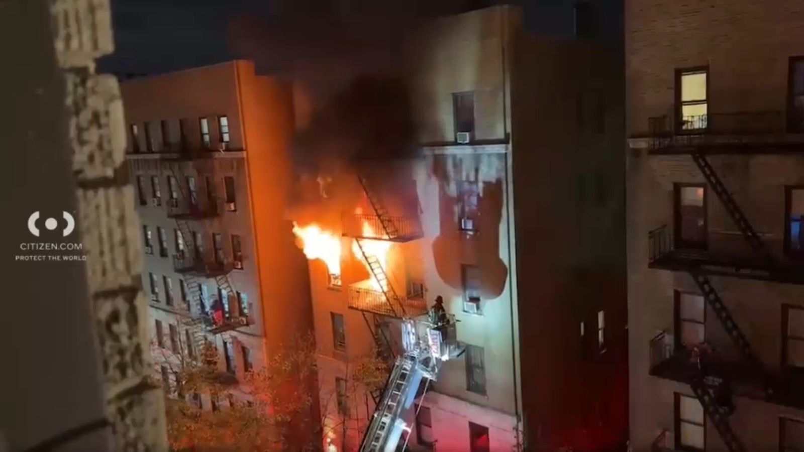 9 injured, including 3 firefighters, after fire tears through apartment ...