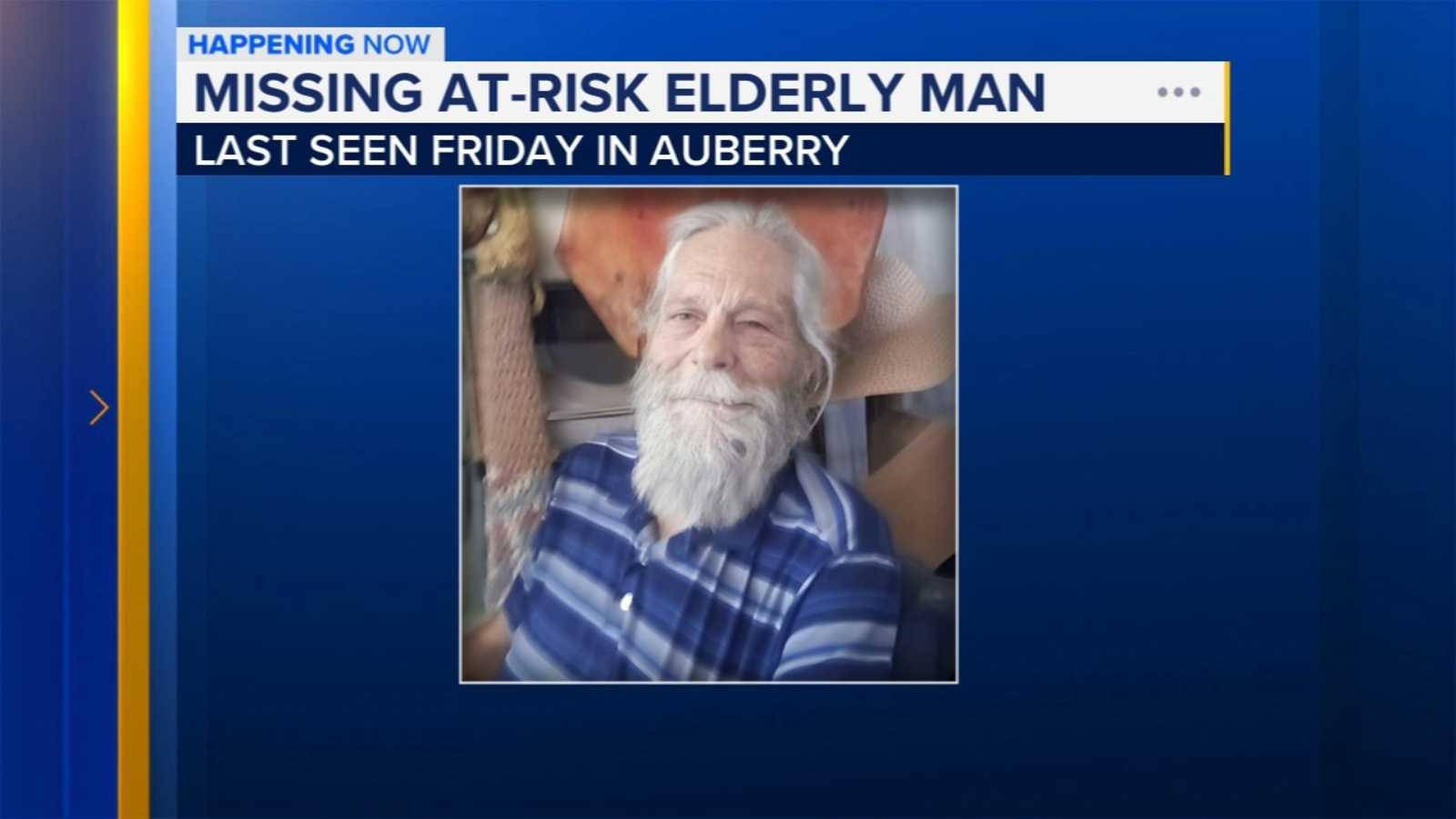 Fresno County Deputies asking for public's help finding at-risk elderly man