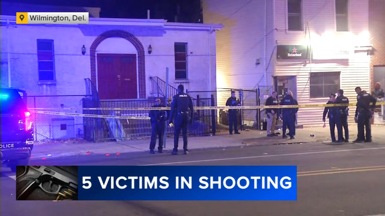 5 people shot in Wilmington, Delaware