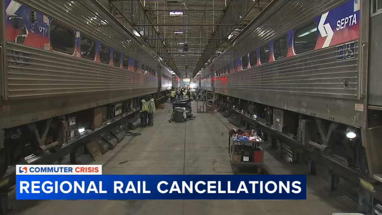 SEPTA cancels select Regional Rail trips Tuesday amid inspections