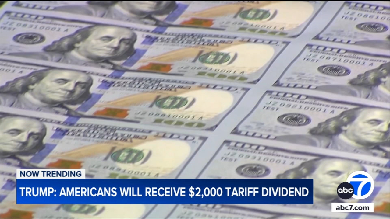 Trump floats $2,000 tariff dividend