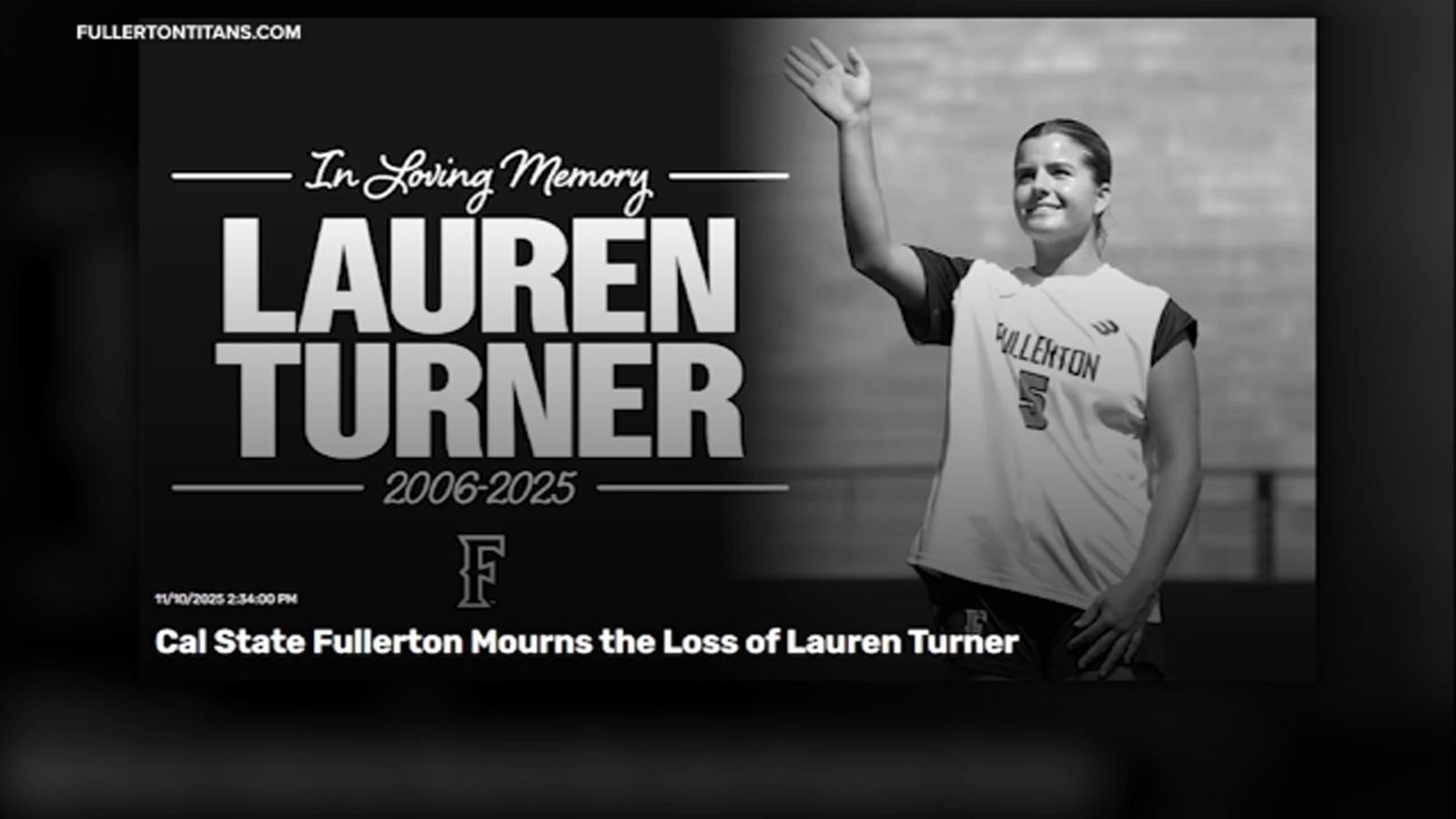 Cal State Fullerton soccer player Lauren Turner dies weeks after e-scooter crash