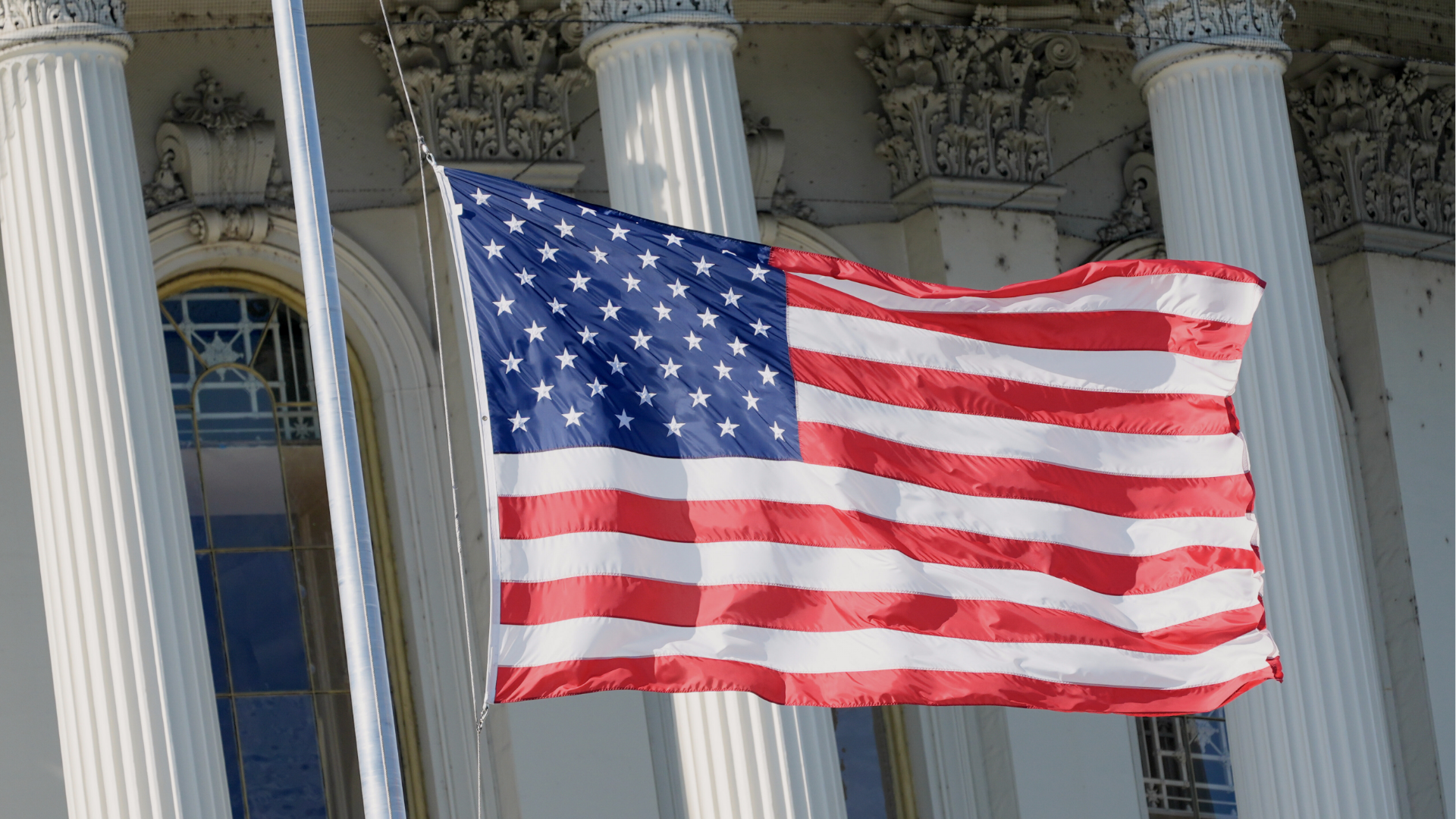 The America flag flies atop the U.S. Capitol on 36th day of the government shutdown on Capitol Hill, Wednesday, Nov. 5, 2025, in Washington.