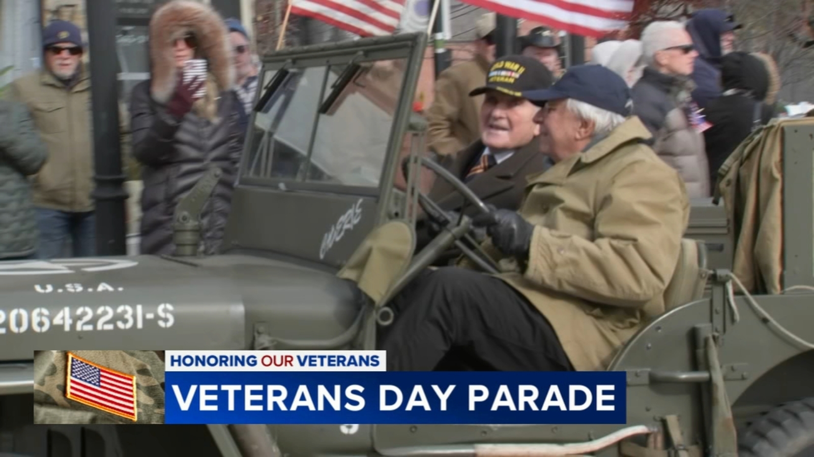 Crowds line up for 66th Veterans Day Parade in Media, Pa.