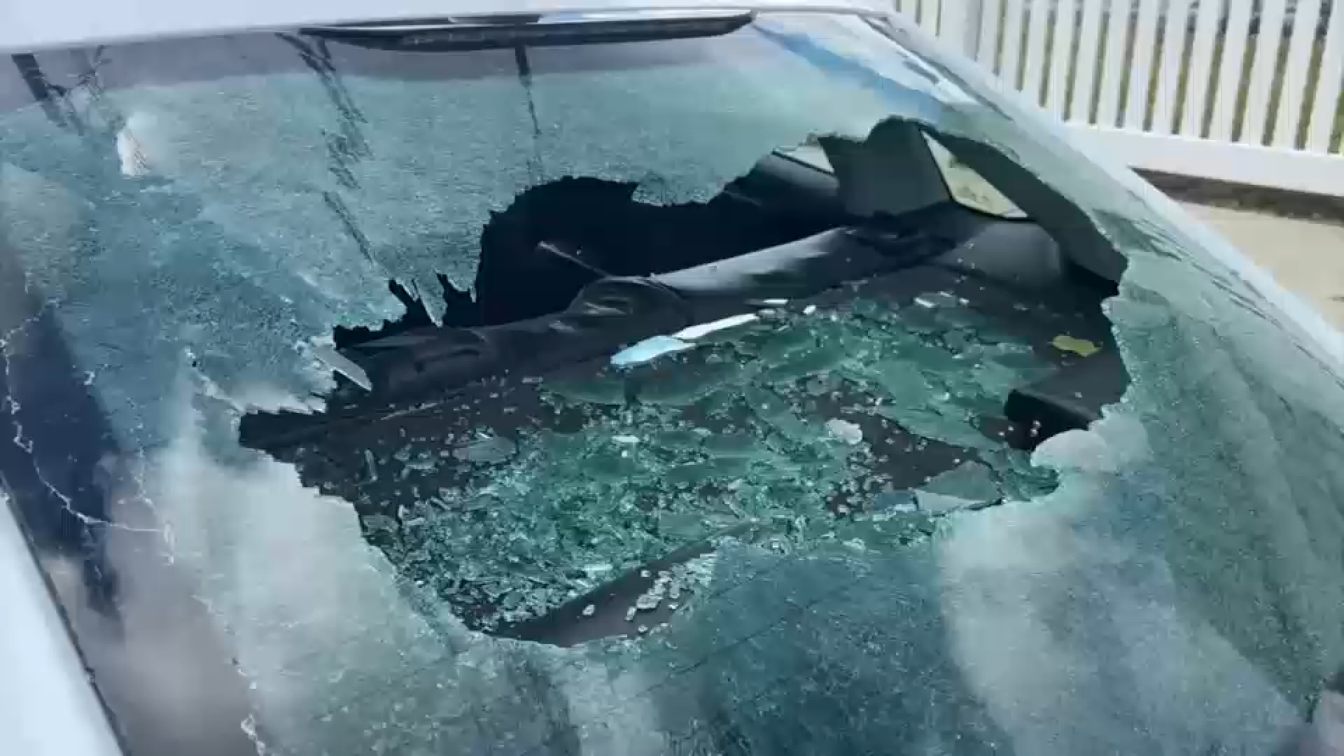 At least 11 police vehicles vandalized outside NYPD precinct in Queens
