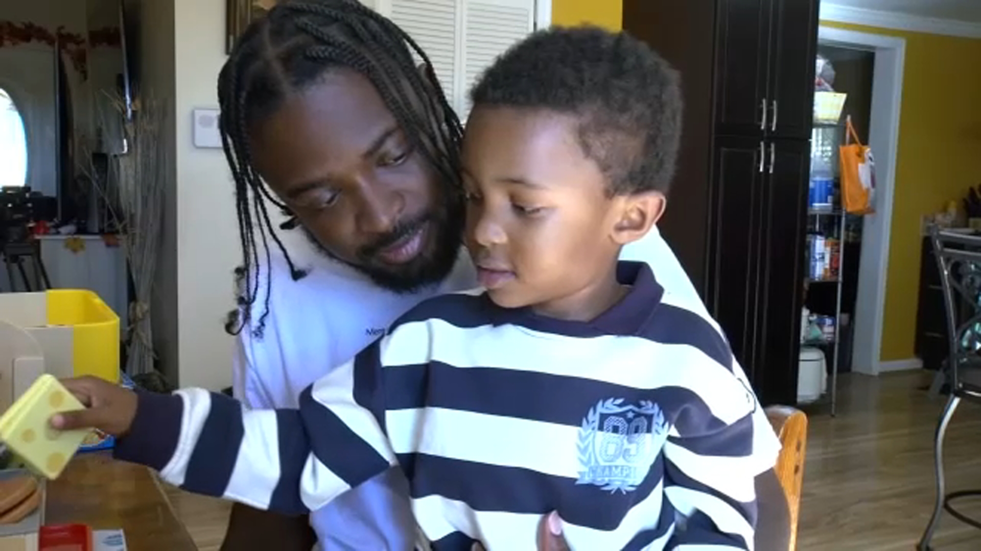 Onyx Williams e suo padre Raheem