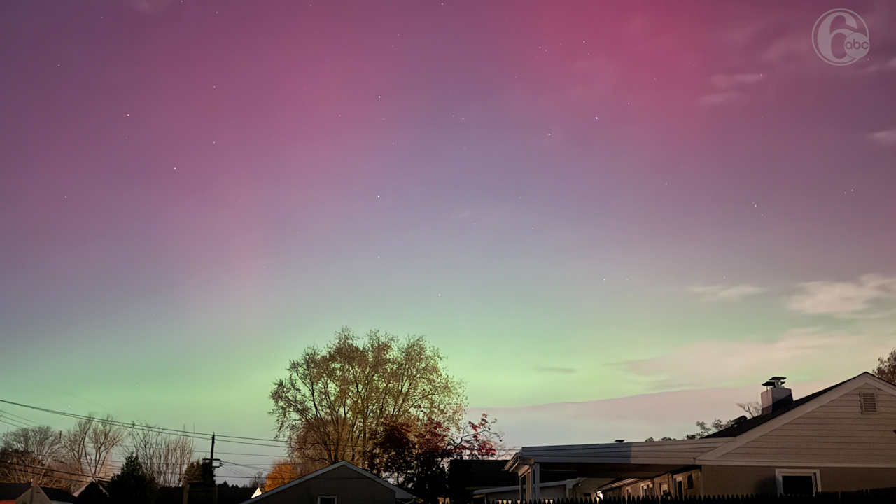 Northern Lights spotted in parts of Pa. and NJ