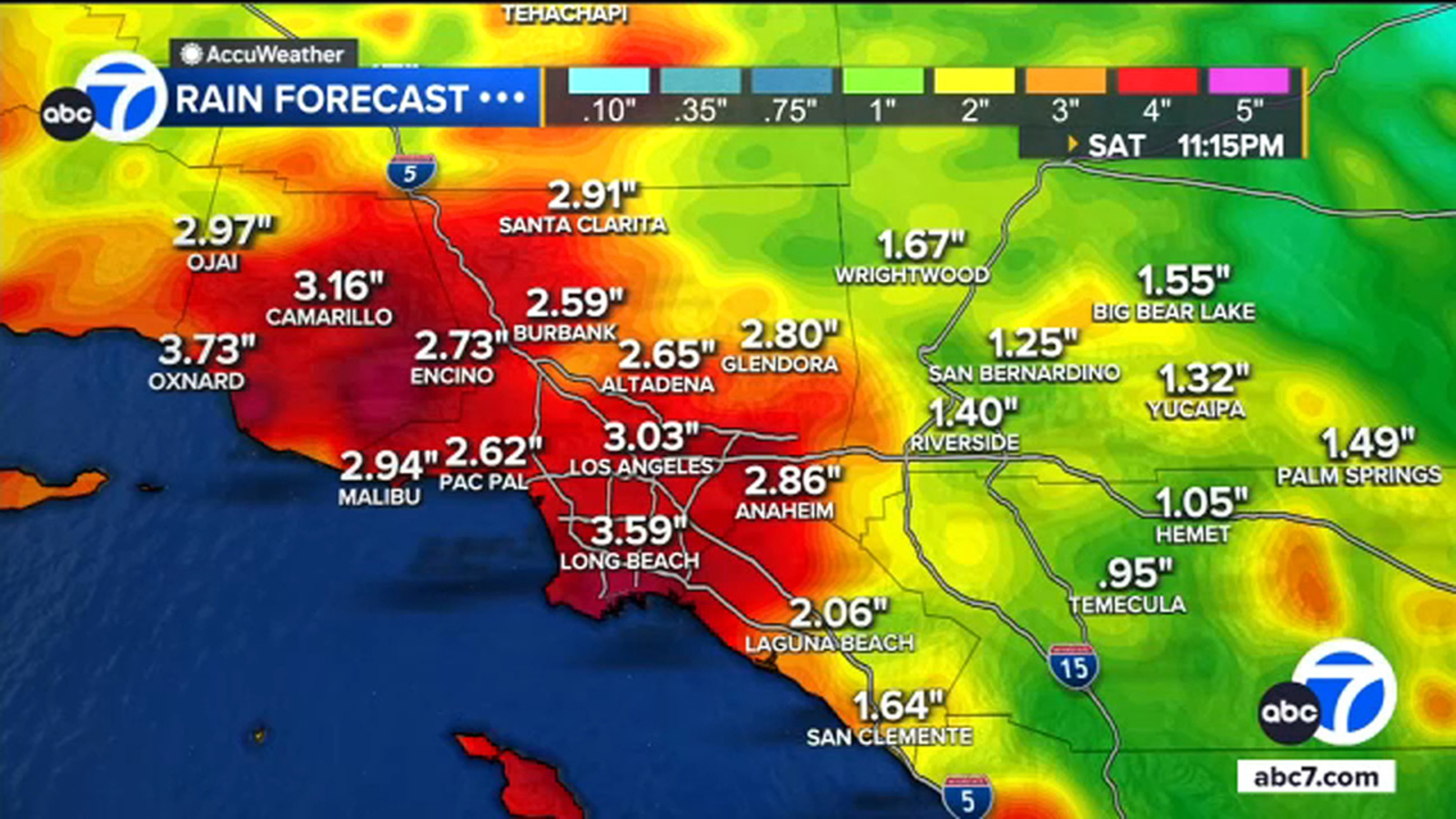 SoCal storm could bring above-average rainfall - ABC7 Los Angeles