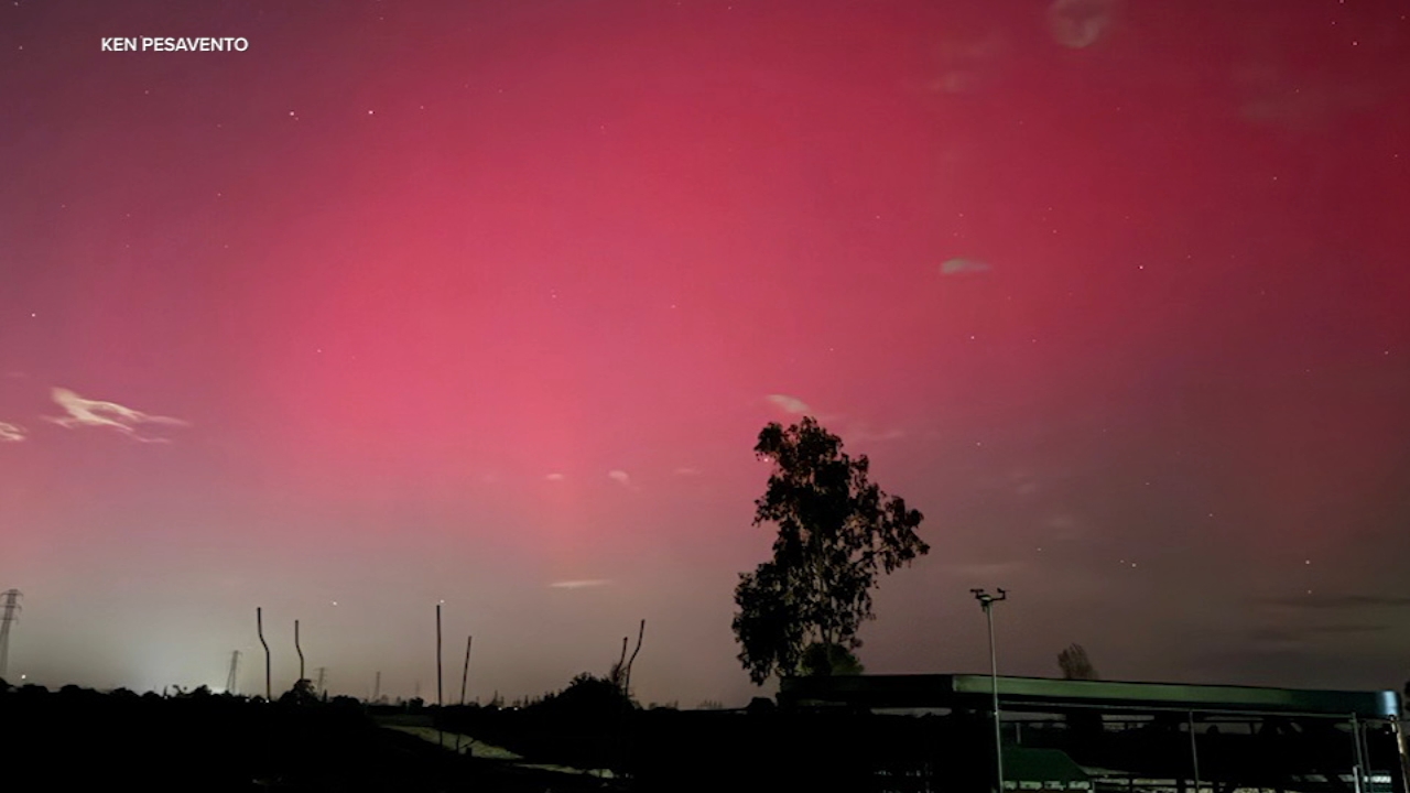 Northern lights seen across Bay Area skies as geomagnetic storms hit