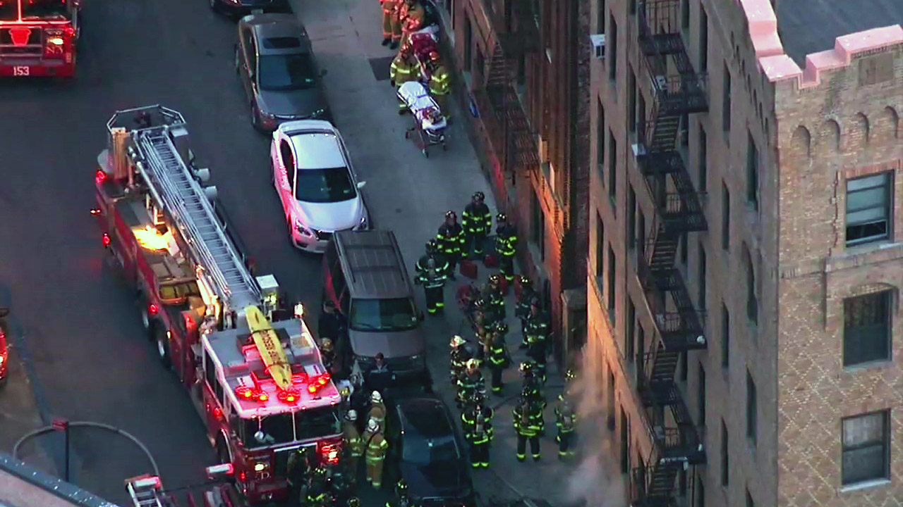 Fire at Brighton Beach apartment building leaves man burned