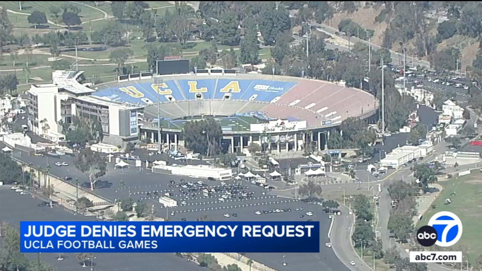 Judge denies restraining order in Pasadena, Rose Bowl lawsuit over UCLA football games