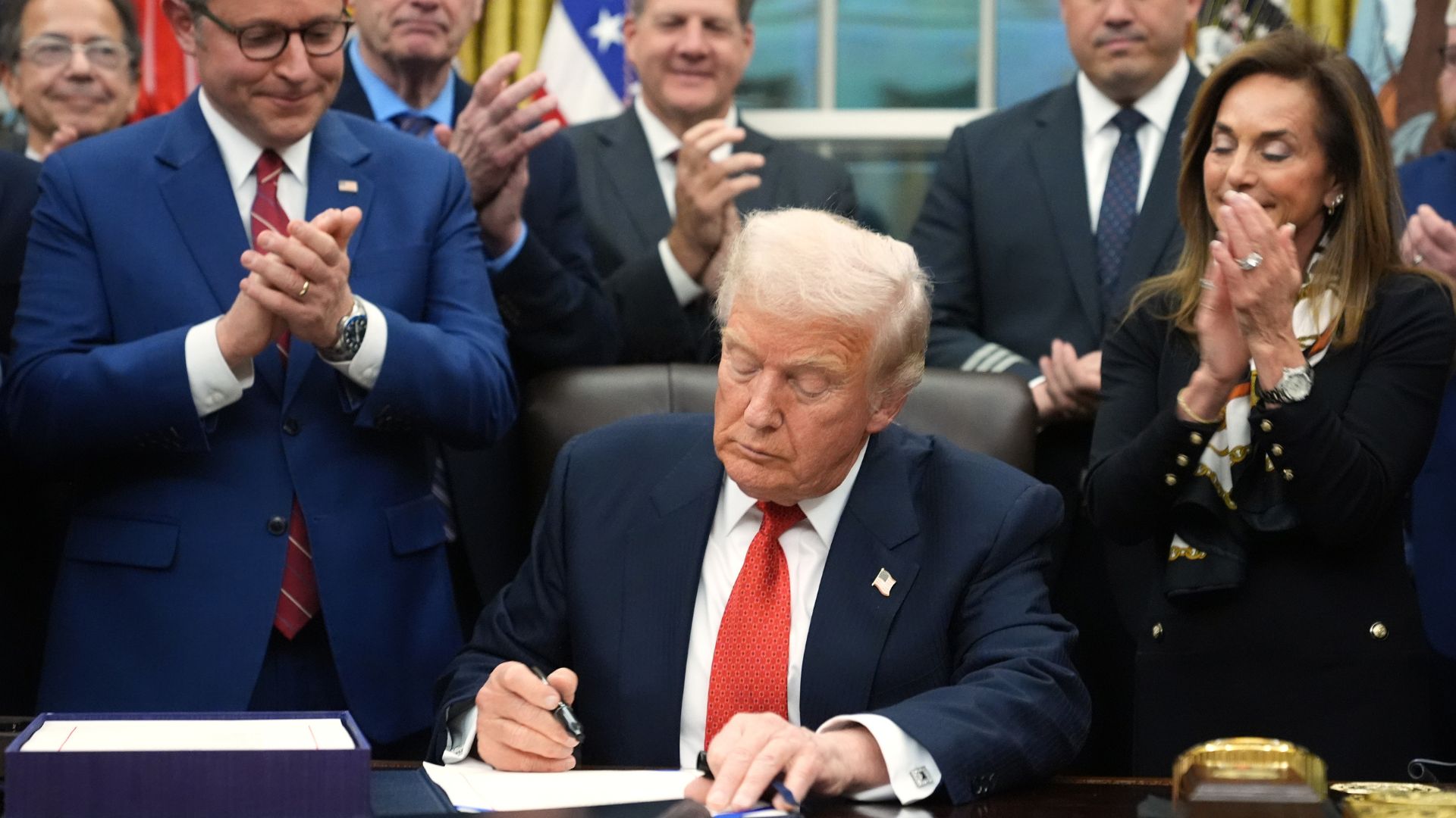 President Trump signs government funding bill, ending longest shutdown in US history