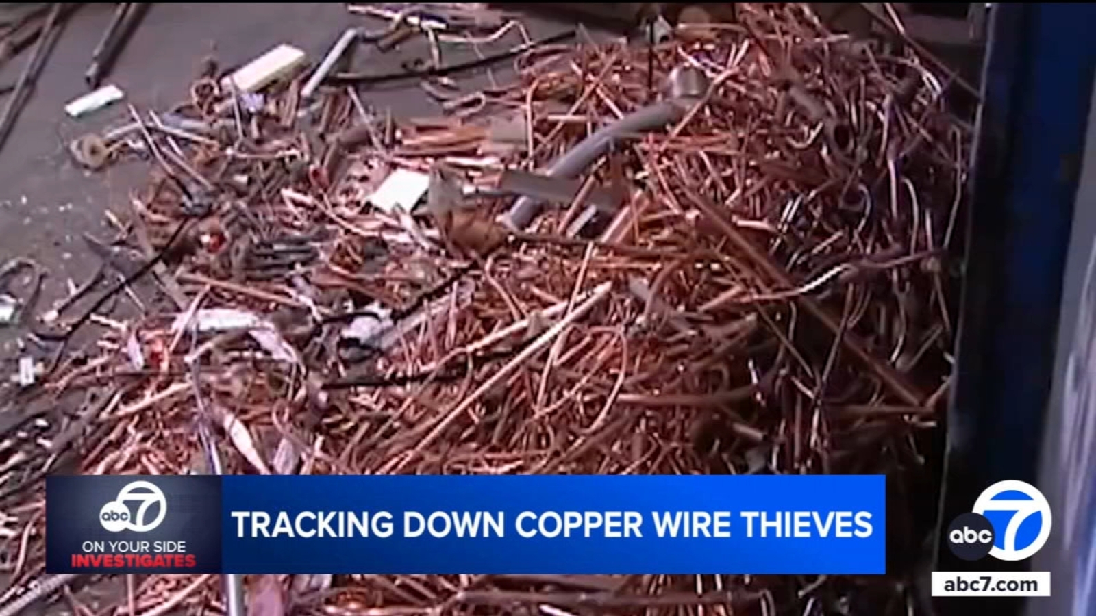 Where does all the stolen copper wire go? ABC7 goes on raid with ...