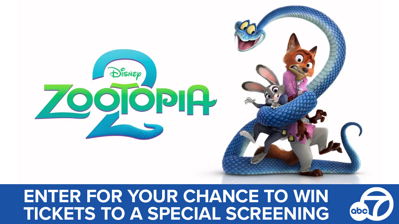 ABC7 has your chance to win tickets to "Zootopia 2" advance screening!