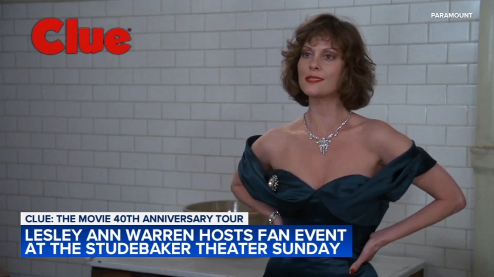 La star de « Clue », l’actrice de Miss Scarlet Lesley Ann Warren, présente une projection spéciale à Chicago, se souvient du 40e anniversaire du film